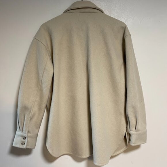 Ardene Cream Shacket Women's Shirt Jacket Size S/P - Picture 9 of 11
